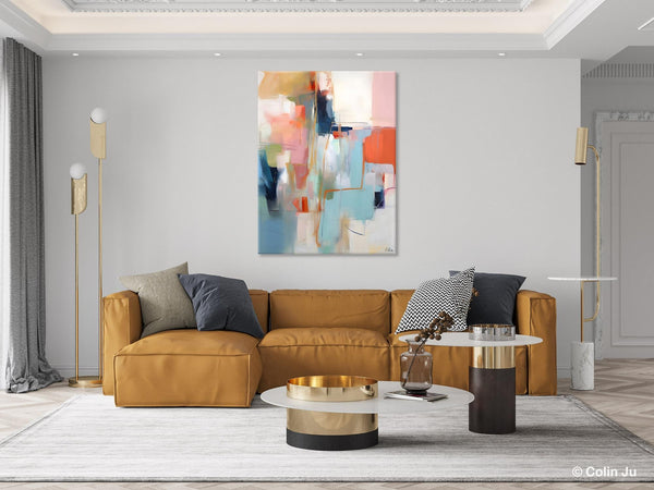 Large Wall Art Painting for Bedroom, Oversized Abstract Wall Art Paintings, Original Modern Artwork, Contemporary Acrylic Painting on Canvas-artworkcanvas