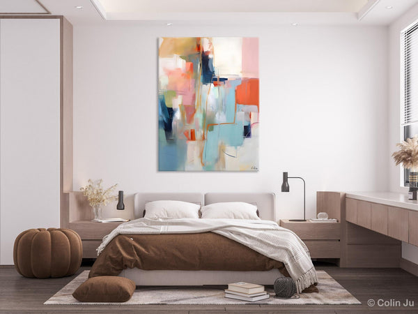 Large Wall Art Painting for Bedroom, Oversized Abstract Wall Art Paintings, Original Modern Artwork, Contemporary Acrylic Painting on Canvas-artworkcanvas