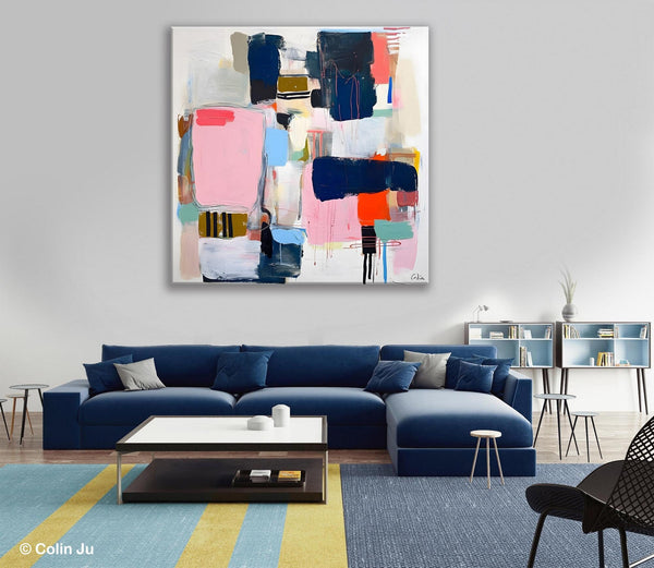 Modern Original Abstract Wall Art, Contemporary Canvas Art, Canvas Paintings, Large Abstract Art for Bedroom, Simple Modern Acrylic Artwork-artworkcanvas