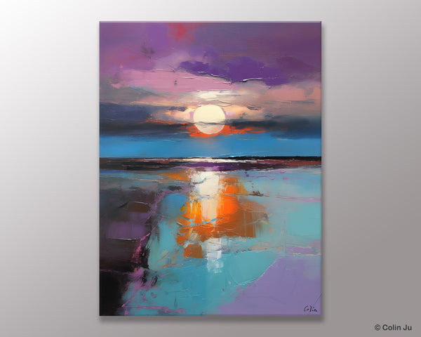 Original Landscape Painting on Canvas, Hand Painted Canvas Art, Abstract Landscape Artwork, Contemporary Wall Art Paintings, Huge Canvas Art-artworkcanvas