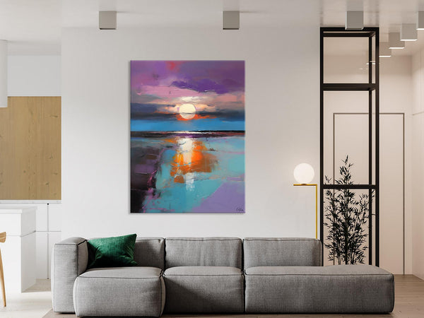 Original Landscape Painting on Canvas, Hand Painted Canvas Art, Abstract Landscape Artwork, Contemporary Wall Art Paintings, Huge Canvas Art-artworkcanvas
