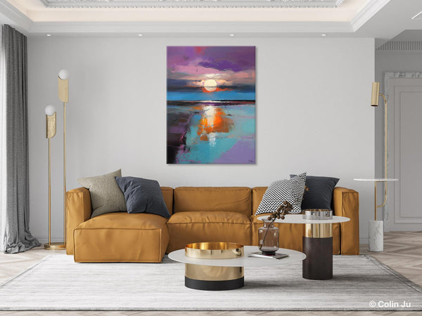 Original Landscape Painting on Canvas, Hand Painted Canvas Art, Abstract Landscape Artwork, Contemporary Wall Art Paintings, Huge Canvas Art-artworkcanvas