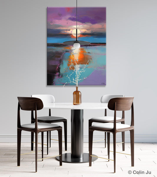 Original Landscape Painting on Canvas, Hand Painted Canvas Art, Abstract Landscape Artwork, Contemporary Wall Art Paintings, Huge Canvas Art-artworkcanvas