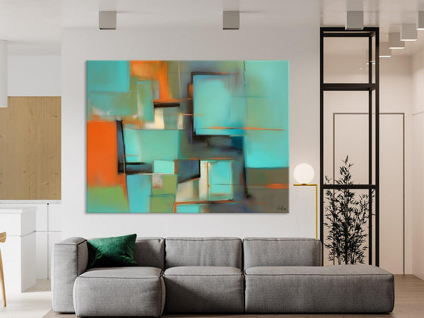 Large Canvas Art Painting for Bedroom, Huge Modern Abstract Paintings, Hand Painted Original Canvas Wall Art, Contemporary Acrylic Paintings-artworkcanvas