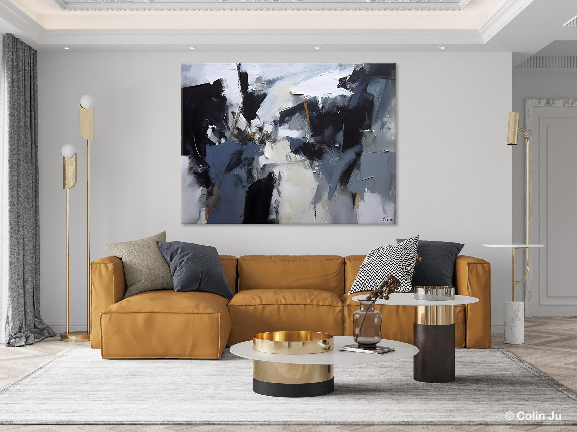 Simple Canvas Art, Contemporary Painting on Canvas, Extra Large Wall Art Paintings, Original Canvas Art for sale, Simple Abstract Paintings-artworkcanvas