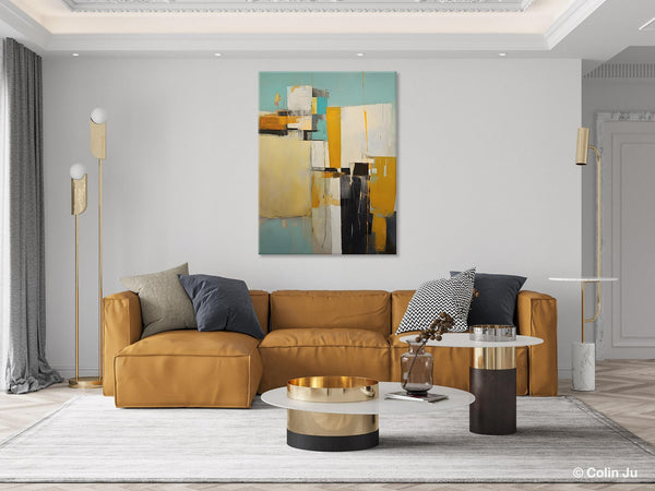 Oversized Abstract Wall Art Paintings, Original Modern Artwork, Large Wall Art Painting for Bedroom, Contemporary Acrylic Painting on Canvas-artworkcanvas