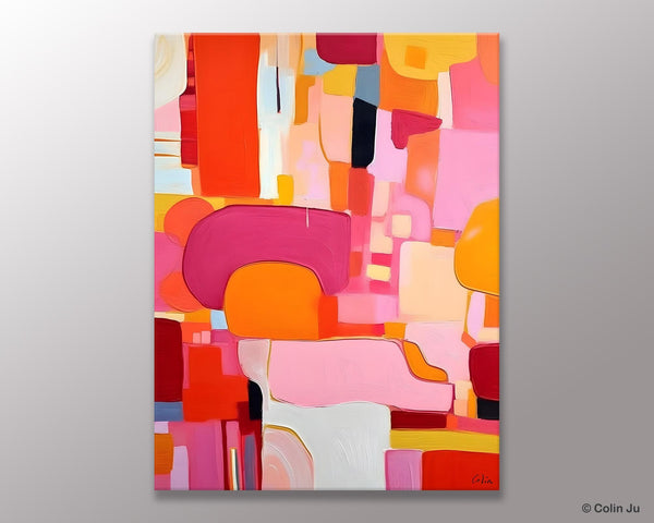 Large Modern Canvas Artwork, Original Wall Art Paintings, Large Paintings for Bedroom, Hand Painted Canvas Art, Acrylic Painting on Canvas-artworkcanvas