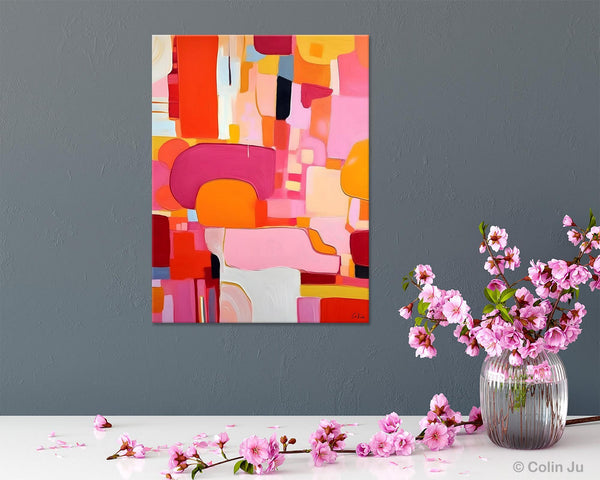Large Modern Canvas Artwork, Original Wall Art Paintings, Large Paintings for Bedroom, Hand Painted Canvas Art, Acrylic Painting on Canvas-artworkcanvas