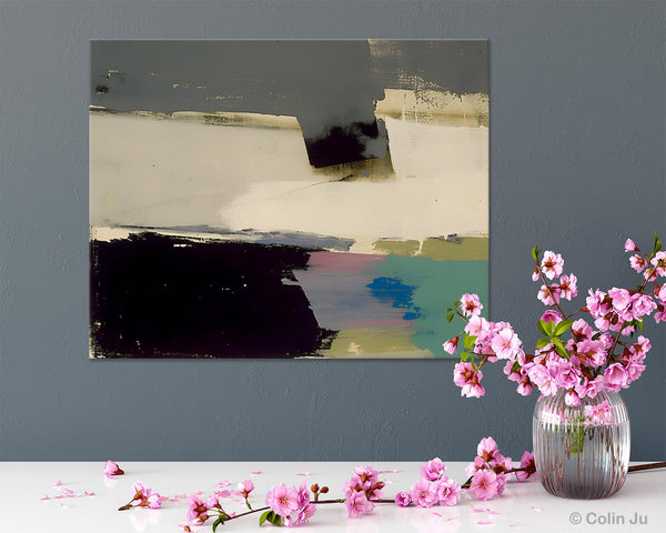 Abstract Landscape Paintings, Modern Wall Art for Living Room, Landscape Acrylic Paintings, Original Abstract Abstract Painting on Canvas-artworkcanvas