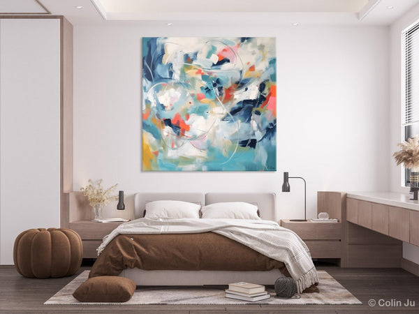 Modern Acrylic Art, Modern Original Abstract Art, Large Abstract Art for Bedroom, Simple Canvas Paintings for Sale, Contemporary Canvas Art-artworkcanvas