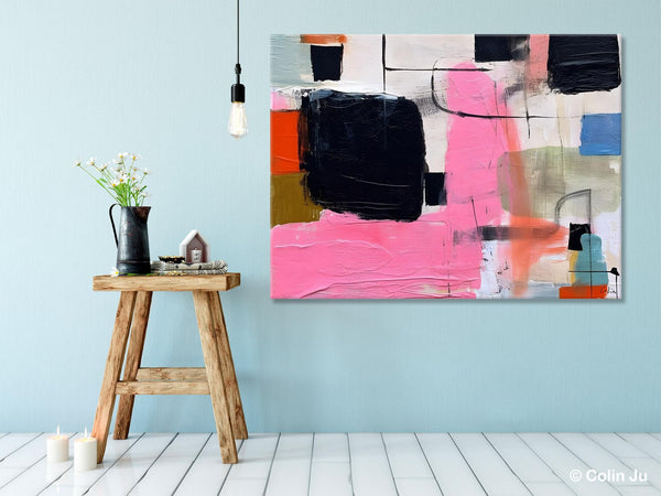 Contemporary Painting on Canvas, Extra Large Wall Art Paintings, Simple Canvas Art, Original Canvas Art for sale, Simple Abstract Paintings-artworkcanvas