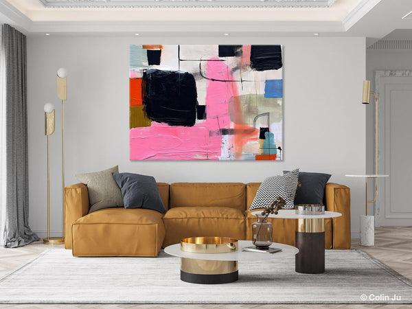 Contemporary Painting on Canvas, Extra Large Wall Art Paintings, Simple Canvas Art, Original Canvas Art for sale, Simple Abstract Paintings-artworkcanvas