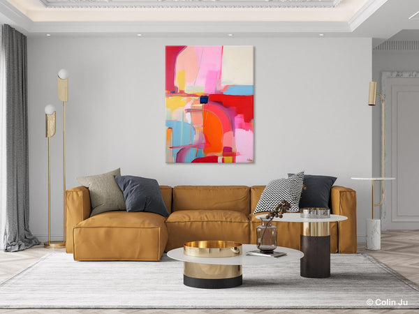 Contemporary Abstract Paintings on Canvas, Oversized Abstract Wall Art Paintings, Large Wall Paintings for Bedroom, Original Abstract Art-artworkcanvas