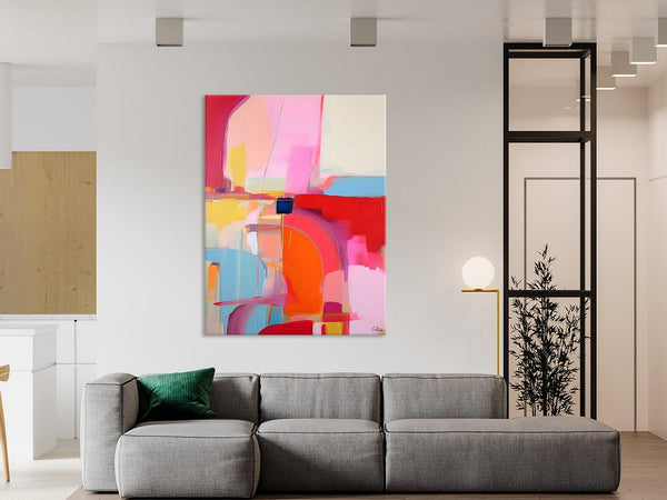 Contemporary Abstract Paintings on Canvas, Oversized Abstract Wall Art Paintings, Large Wall Paintings for Bedroom, Original Abstract Art-artworkcanvas