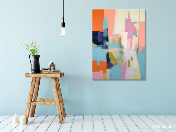 Large Modern Canvas Art for Bedroom, Original Wall Art Paintings, Large Paintings for Sale, Hand Painted Canvas Art, Acrylic Art on Canvas-artworkcanvas