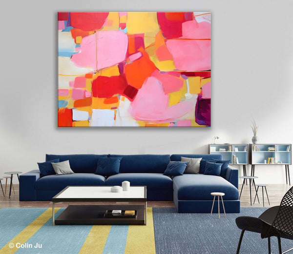 Original Modern Artwork, Large Wall Art Painting for Bedroom, Oversized Abstract Wall Art Paintings, Contemporary Acrylic Painting on Canvas-artworkcanvas