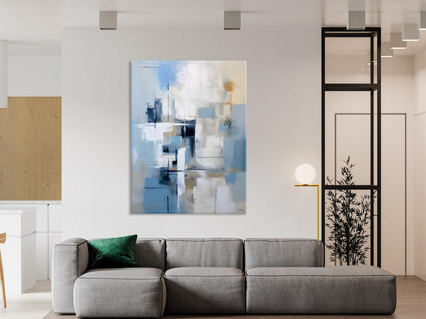 Hand Painted Acrylic Painting on Canvas, Large Modern Canvas Art, Original Abstract Art Paintings, Large Wall Art Painting for Dining Room-artworkcanvas