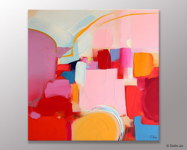 Large Abstract Art for Bedroom, Original Abstract Wall Art, Modern Canvas Paintings, Simple Modern Acrylic Artwork, Contemporary Canvas Art-artworkcanvas