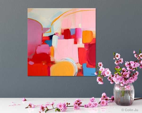 Large Abstract Art for Bedroom, Original Abstract Wall Art, Modern Canvas Paintings, Simple Modern Acrylic Artwork, Contemporary Canvas Art-artworkcanvas