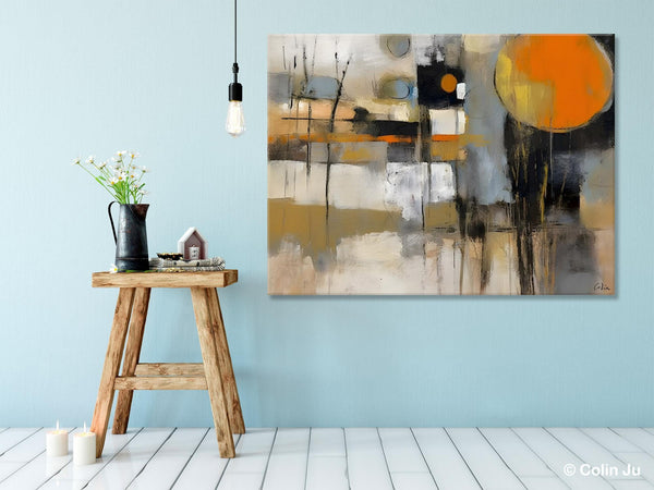 Large Wall Art Painting for Bedroom, Oversized Abstract Wall Art Paintings, Original Modern Artwork, Contemporary Acrylic Painting on Canvas-artworkcanvas