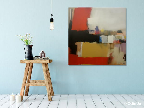 Modern Original Abstract Art, Canvas Paintings for Sale, Large Wall Art for Bedroom, Geometric Modern Acrylic Art, Contemporary Canvas Art-artworkcanvas