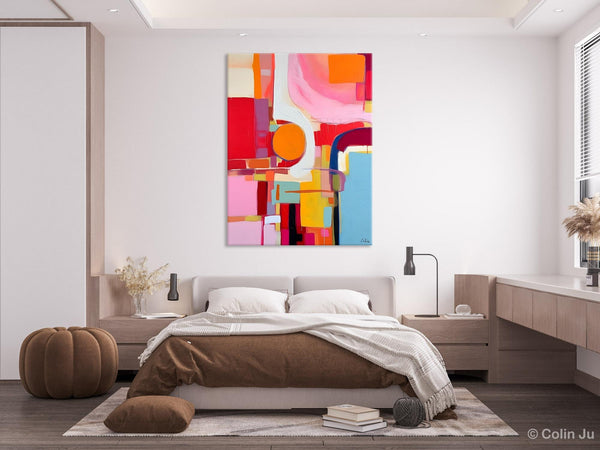 Simple Modern Wall Art, Oversized Contemporary Canvas Art, Original Abstract Paintings, Extra Large Acrylic Painting for Living Room-artworkcanvas