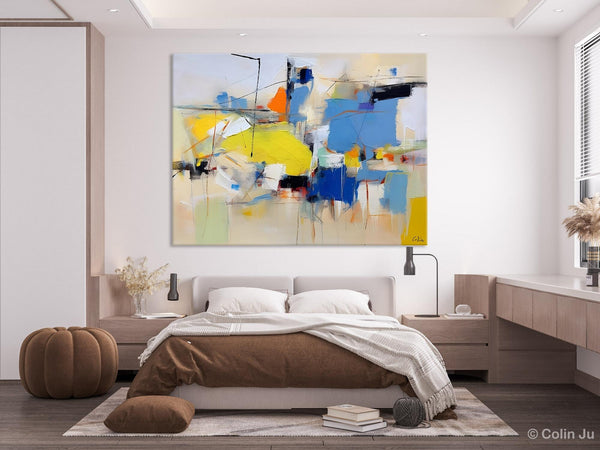 Large Canvas Art for Sale, Original Abstract Art Paintings, Hand Painted Canvas Art, Acrylic Painting on Canvas, Large Painting for Bedroom-artworkcanvas