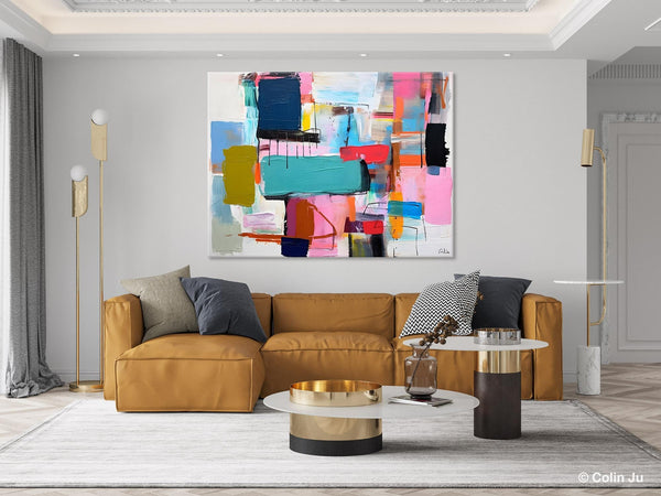Original Abstract Art Paintings, Hand Painted Canvas Art, Acrylic Painting on Canvas, Large Canvas Art for Sale, Large Painting for Bedroom-artworkcanvas