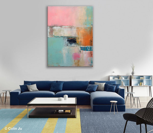 Canvas Paintings for Dining Room, Oversized Modern Wall Art, Acrylic Painting on Canvas, Contemporary Paintings, Original Abstract Paintings-artworkcanvas