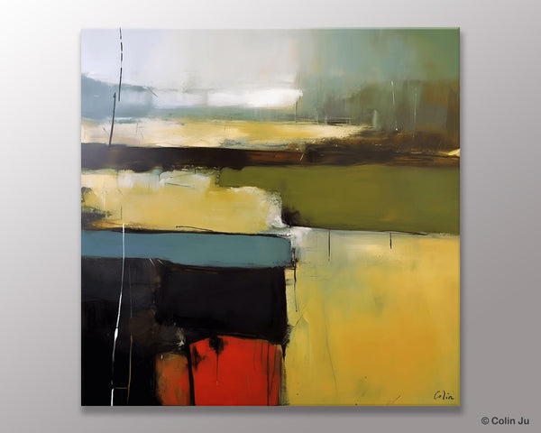 Large Abstract Painting for Bedroom, Original Modern Wall Art Paintings, Modern Acrylic Paintings, Huge Contemporary Canvas Paintings-artworkcanvas