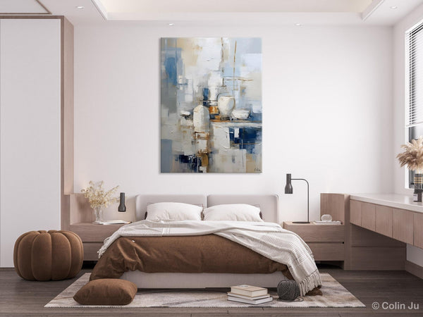 Oversized Contemporary Acrylic Paintings, Modern Abstract Paintings, Original Canvas Wall Art, Extra Large Canvas Painting for Living Room-artworkcanvas