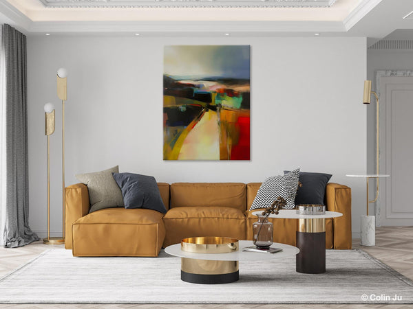 Original Landscape Paintings, Acrylic Painting on Canvas, Extra Large Paintings for Bedroom, Modern Paintings, Large Contemporary Wall Art-artworkcanvas
