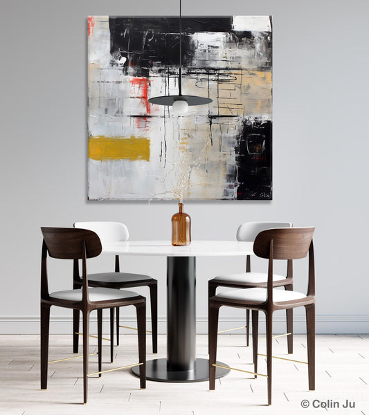 Large Abstract Art for Bedroom, Original Abstract Wall Art, Simple Modern Acrylic Artwork, Modern Canvas Paintings, Contemporary Canvas Art-artworkcanvas