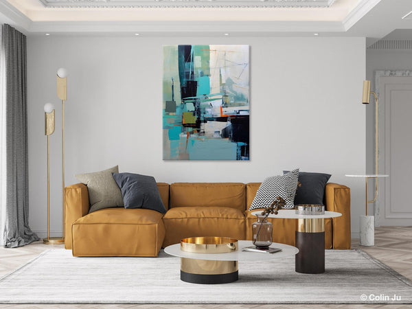 Original Abstract Art, Large Wall Art Painting for Dining Room, Large Modern Canvas Wall Paintings, Hand Painted Acrylic Painting on Canvas-artworkcanvas