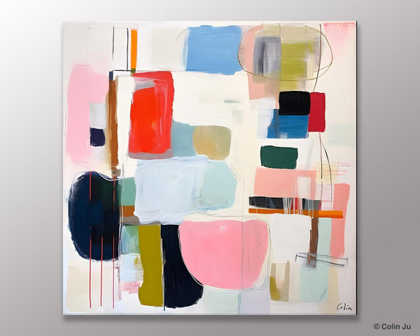 Modern Canvas Paintings, Large Abstract Painting for Bedroom, Original Abstract Wall Art, Modern Acrylic Artwork, Contemporary Canvas Art-artworkcanvas