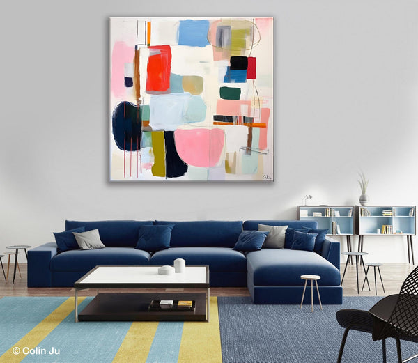 Modern Canvas Paintings, Large Abstract Painting for Bedroom, Original Abstract Wall Art, Modern Acrylic Artwork, Contemporary Canvas Art-artworkcanvas