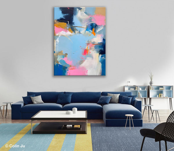 Large Modern Canvas Wall Paintings, Original Abstract Art, Large Wall Art Painting for Living Room, Contemporary Acrylic Painting on Canvas-artworkcanvas