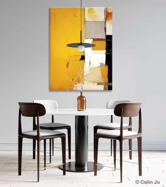 Original Canvas Artwork, Large Wall Art Painting for Dining Room, Oversized Abstract Art Paintings, Contemporary Acrylic Painting on Canvas-artworkcanvas