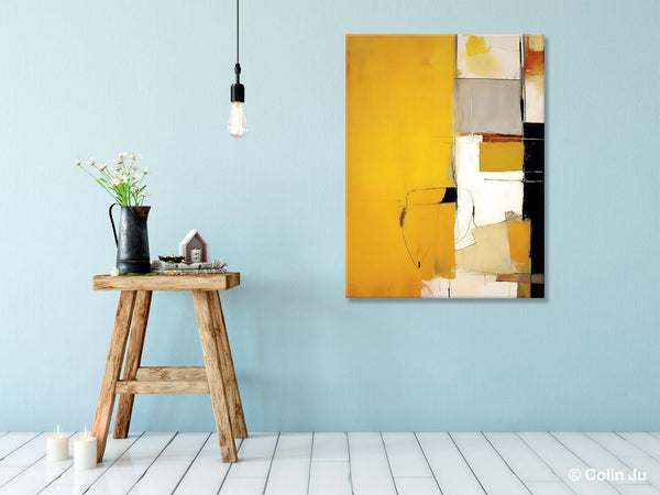Original Canvas Artwork, Large Wall Art Painting for Dining Room, Oversized Abstract Art Paintings, Contemporary Acrylic Painting on Canvas-artworkcanvas