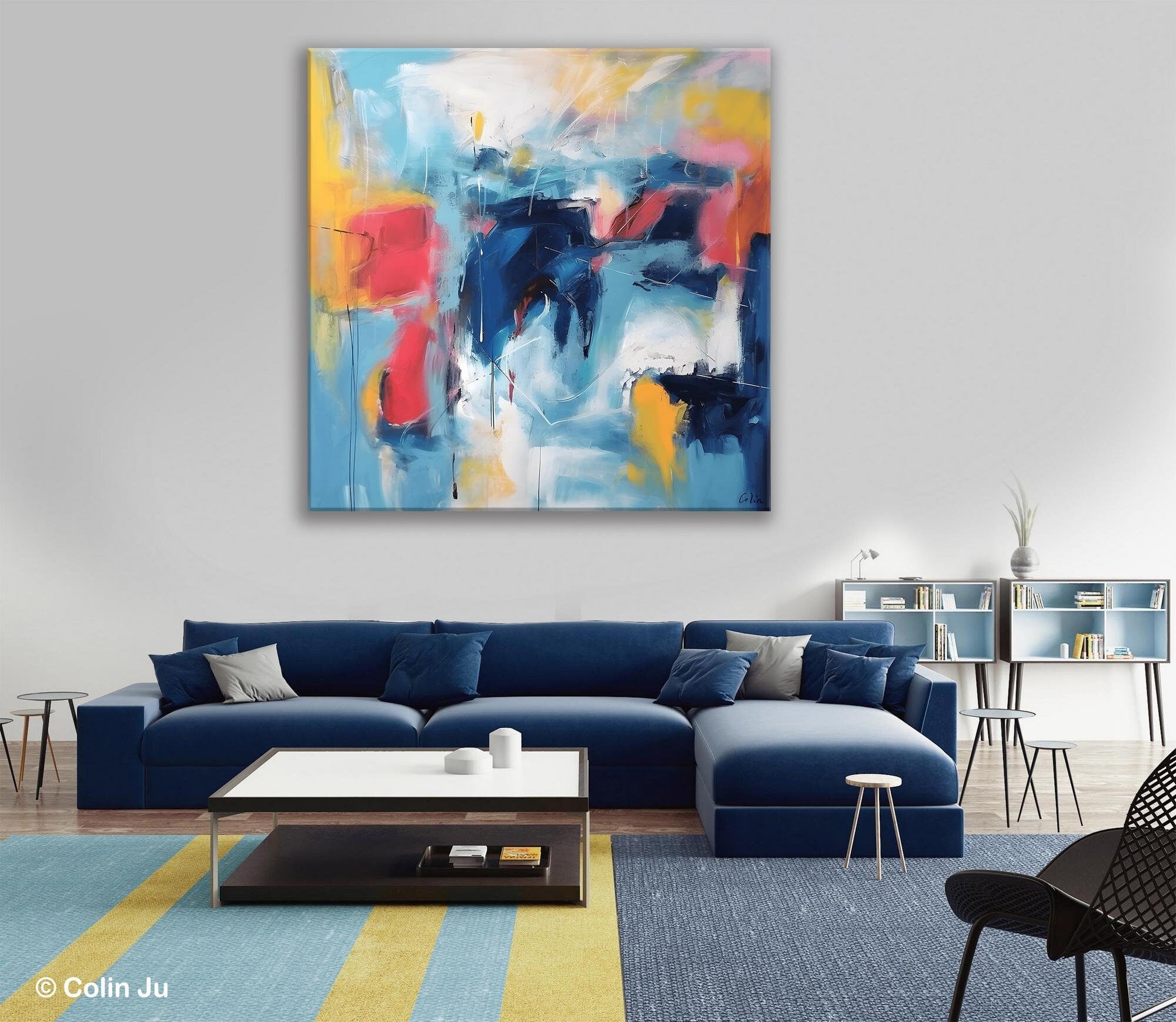 Abstract Paintings for Bedroom, Original Modern Paintings, Large Contemporary Canvas Art, Modern Acrylic Artwork, Buy Art Paintings Online-artworkcanvas