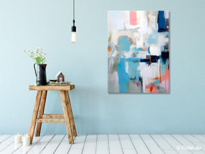 Contemporary Painting, Canvas Paintings for Dining Room, Acrylic Painting on Canvas, Extra Large Modern Wall Art, Original Abstract Painting-artworkcanvas