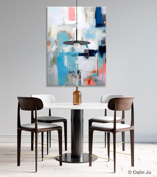 Contemporary Painting, Canvas Paintings for Dining Room, Acrylic Painting on Canvas, Extra Large Modern Wall Art, Original Abstract Painting-artworkcanvas
