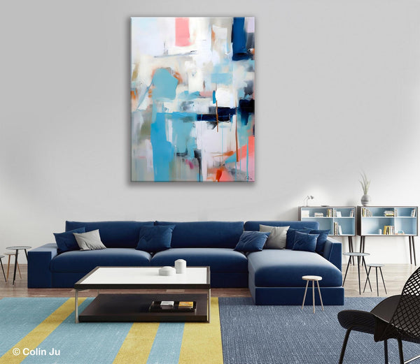 Contemporary Painting, Canvas Paintings for Dining Room, Acrylic Painting on Canvas, Extra Large Modern Wall Art, Original Abstract Painting-artworkcanvas