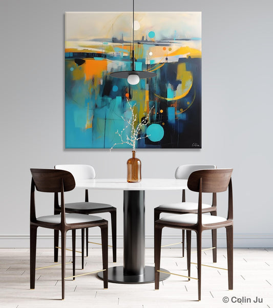 Extra Large Abstract Painting for Living Room, Acrylic Canvas Paintings, Original Modern Wall Art, Oversized Contemporary Acrylic Paintings-artworkcanvas