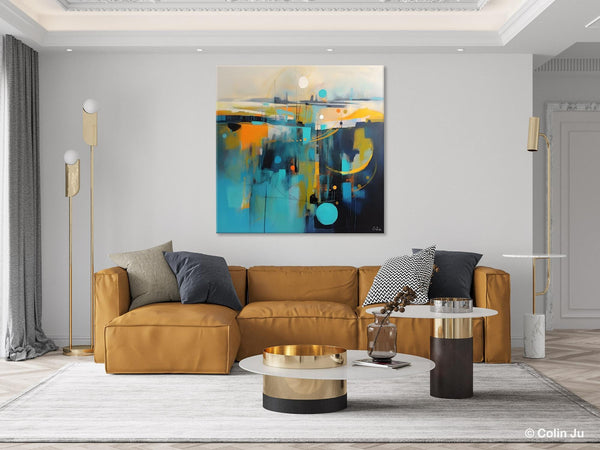 Extra Large Abstract Painting for Living Room, Acrylic Canvas Paintings, Original Modern Wall Art, Oversized Contemporary Acrylic Paintings-artworkcanvas