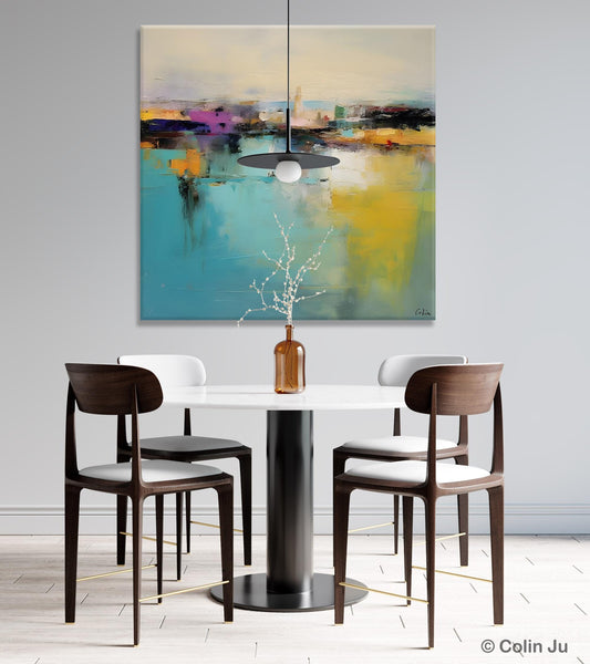 Large Abstract Painting for Bedroom, Modern Acrylic Paintings, Original Modern Wall Art Paintings, Oversized Contemporary Canvas Paintings-artworkcanvas