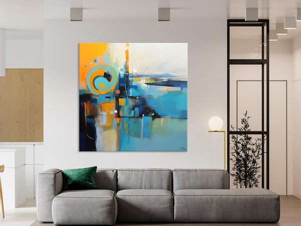 Modern Acrylic Paintings, Large Abstract Painting for Bedroom, Original Modern Wall Art Paintings, Oversized Contemporary Canvas Paintings-artworkcanvas