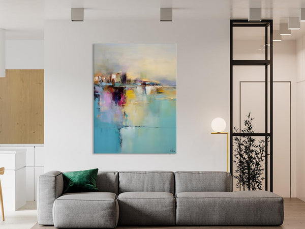 Oversized Contemporary Acrylic Paintings, Modern Abstract Paintings, Extra Large Canvas Painting for Living Room, Original Canvas Wall Art-artworkcanvas