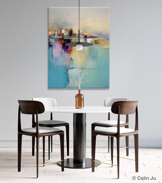 Oversized Contemporary Acrylic Paintings, Modern Abstract Paintings, Extra Large Canvas Painting for Living Room, Original Canvas Wall Art-artworkcanvas