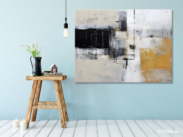Modern Abstract Art Paintings, Extra Large Canvas Painting for Bedroom, Original Canvas Wall Art, Oversized Contemporary Acrylic Paintings-artworkcanvas